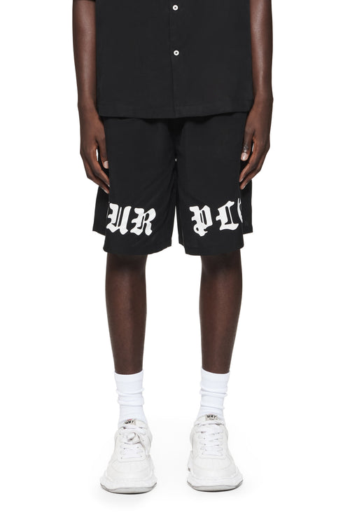 PURPLE BRAND P537 Lyocell Pull On Shorts Mens Apparel